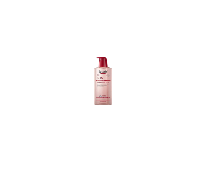 444 Gentle Shower Gel Oil Dry Sensitive Skin Eucerin - Image 1