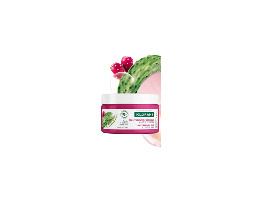 445 Plumping Mask Hydration Shine 72h Hair Care Klorane - Image 1