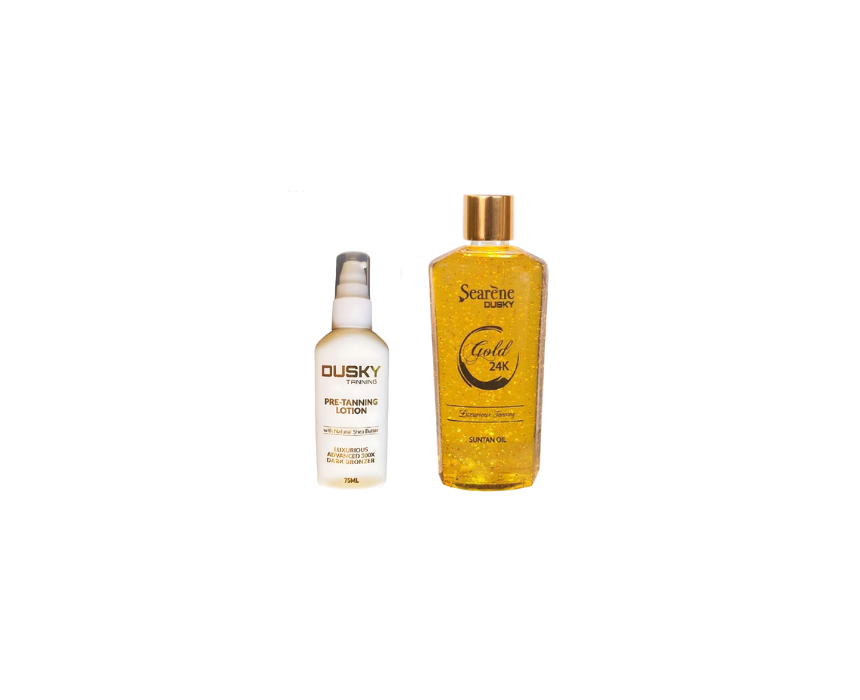 450 Gold Tanning Oil & Tan Booster Searene Dusky - Image 1