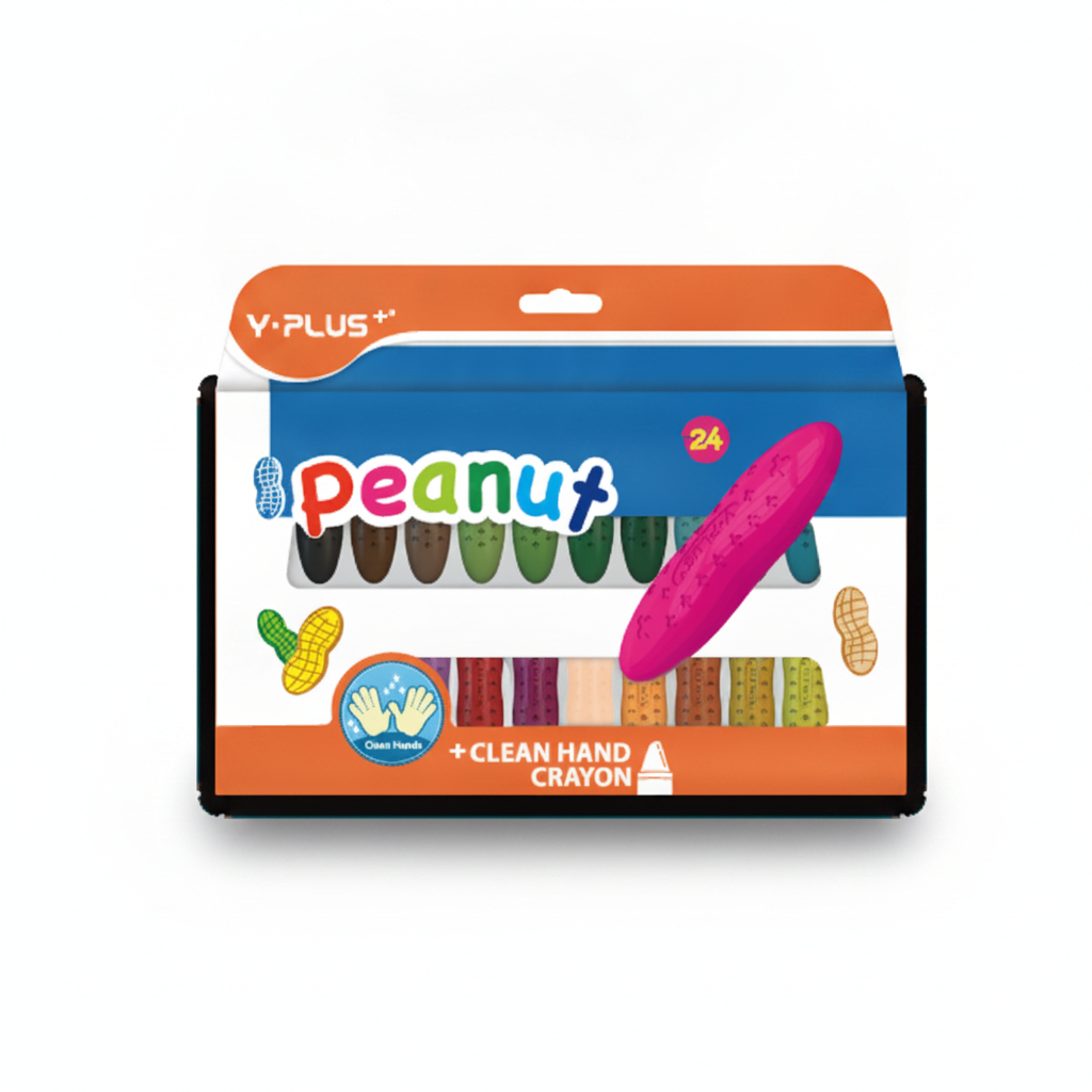 4711678080831 Peanut Crayons 24Pcs/Set + Clean Hand Crayon #Cr190118