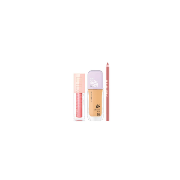 Makeup Set Gloss Foundation Liner Maybelline