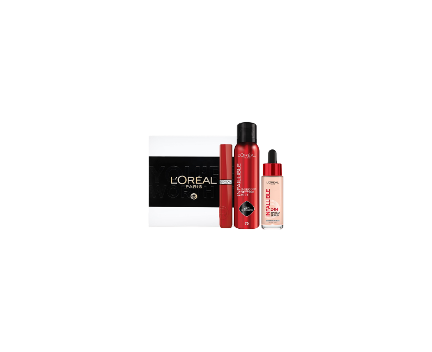 483 Gift Box Lipstick Setting Mist Serum L’Oréal - Image 1