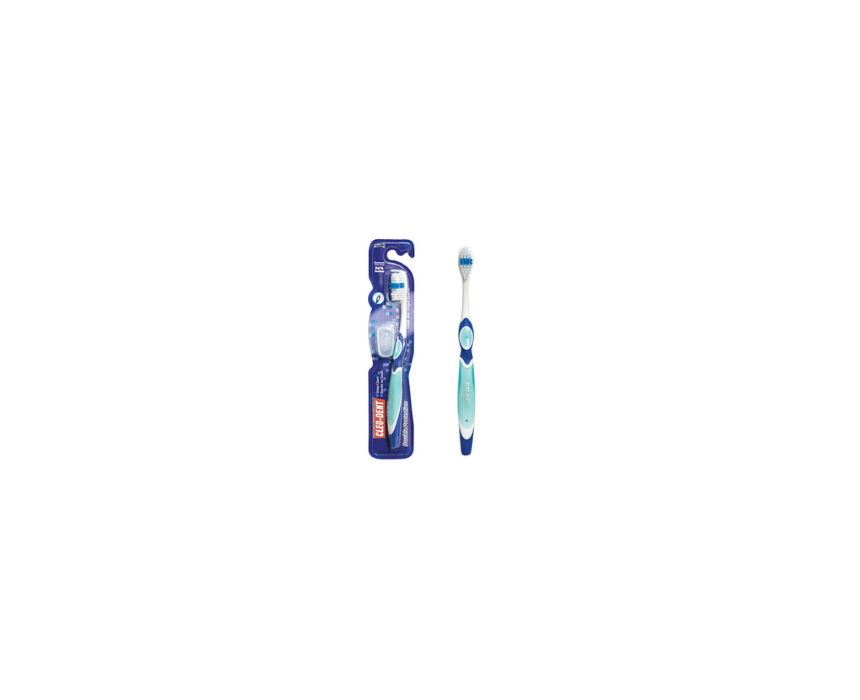 487 Medium Maxi Clean Tooth Brush Cleo-Dent - Image 1