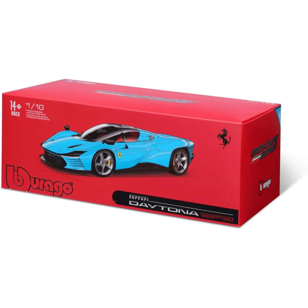 4893993016365_2049cc09-1ff4-4aa0-a968-fbc809e9ea5b 1:18 Ferrari Signature Series - Ferrari Daytona SP3 - Blue