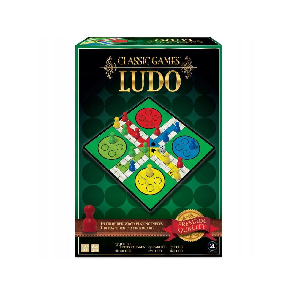 4897012758953-2 Classic Ludo Board Game – Strategy Game for Kids & Families