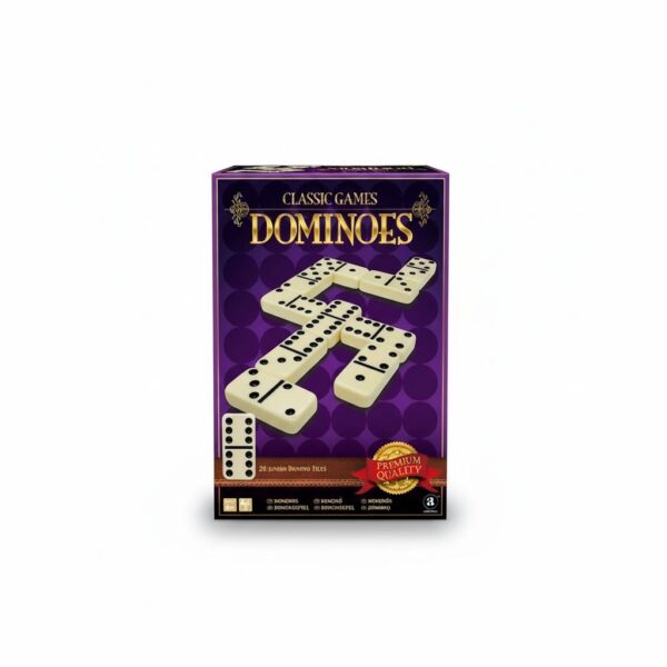 Classic Double-6 Dominoes Set – Tile Game for 2–4 Players
