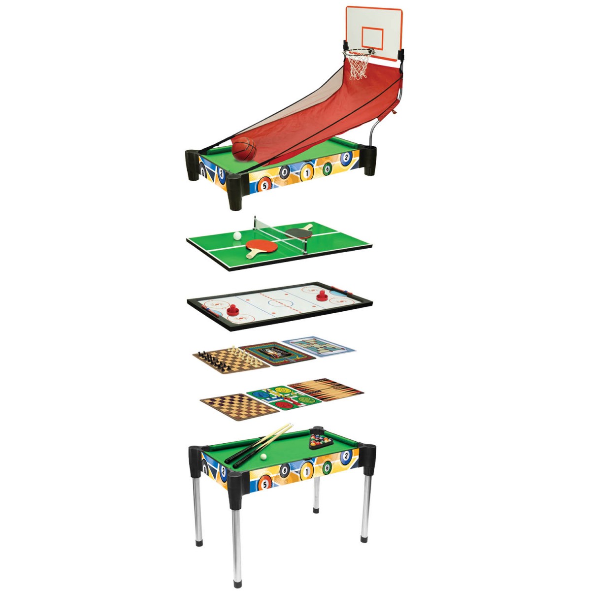 4897049302419 10-in-1 Games Table (122cm) #MA8192
