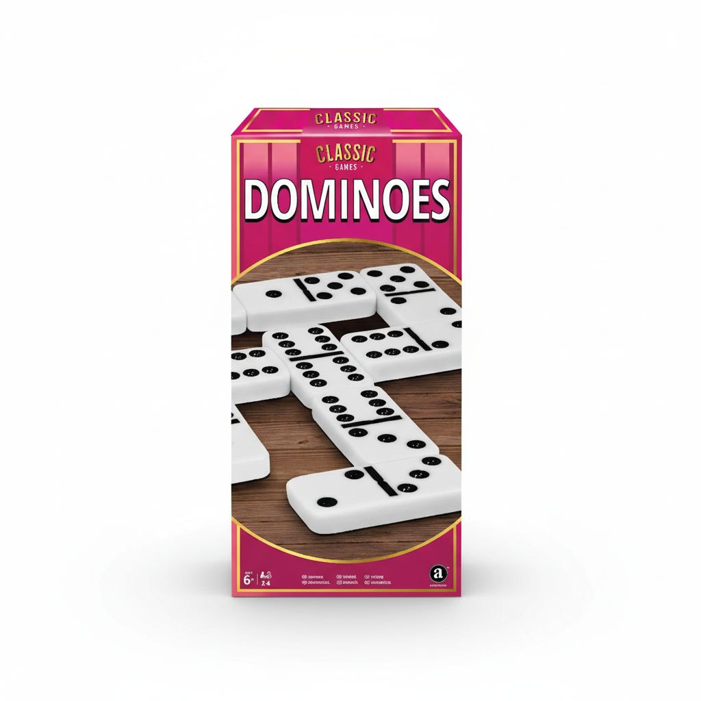 4897049308527 Classic Games - Dominoes (basic)#ST2205
