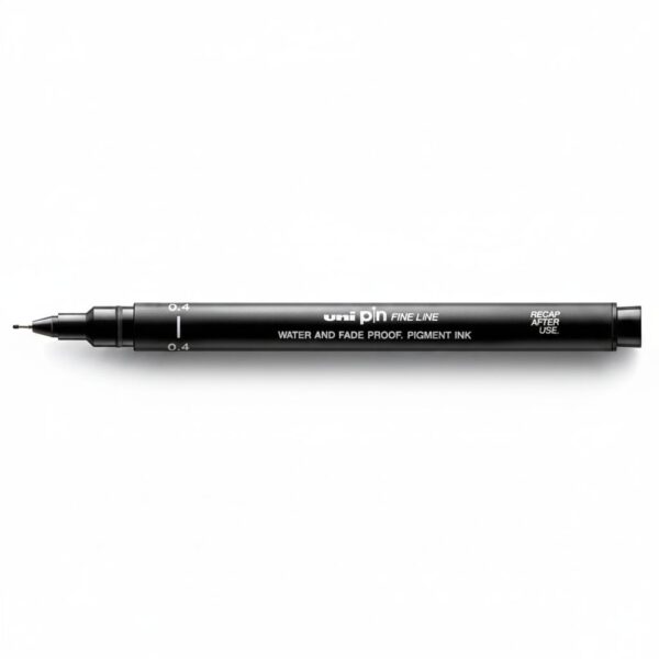 Fineliner Unipin Pen Pigment Ink Black 0.4Mm #04-200