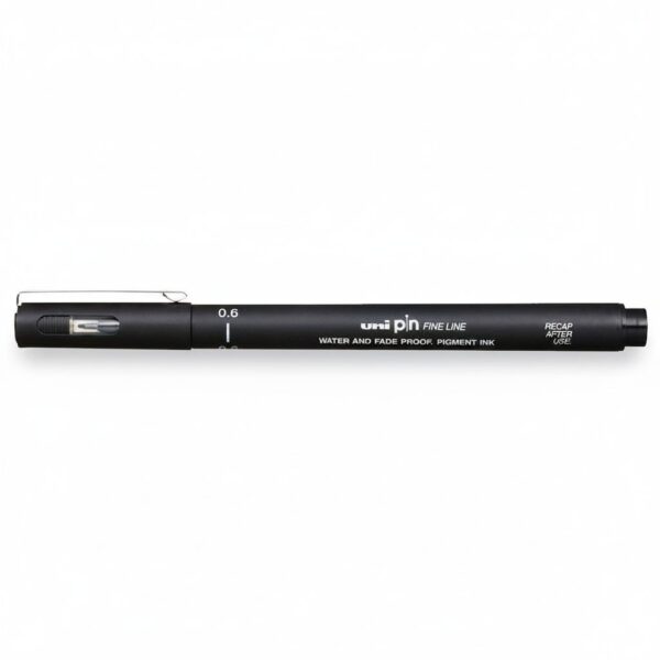 Fineliner Unipin Pen Pigment Ink Black 0.6Mm #06-200S