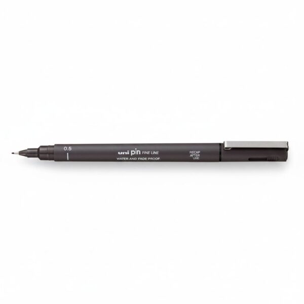 Fineliner Unipin Pen Pigment Ink Dark Grey 0.5Mm#05-200