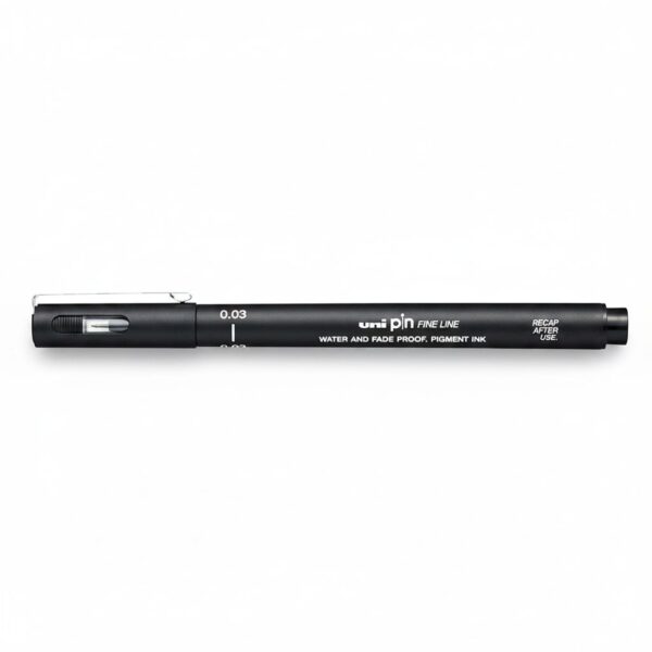 Fineliner Unipin Pen Pigment Ink Black 0.03Mm #003-200