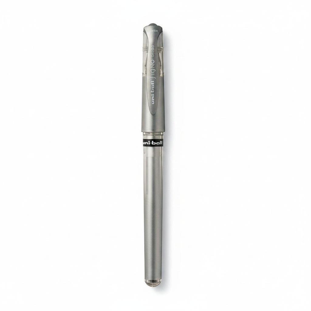 4902778665206-1 Signo Broad Gel Pen Silver 1.0Mm #Um153