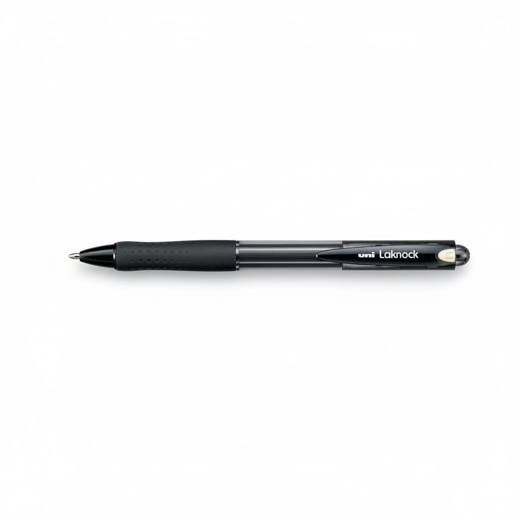 4902778665879 Ball Pen Laknock Retractable Black 0.7Mm#Sd108