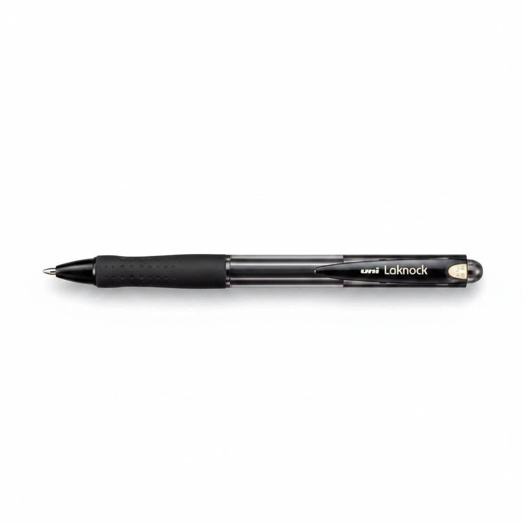4902778717851-1 Ball Pen Laknock Retractable Black 1.4Mm#Sn100(14)