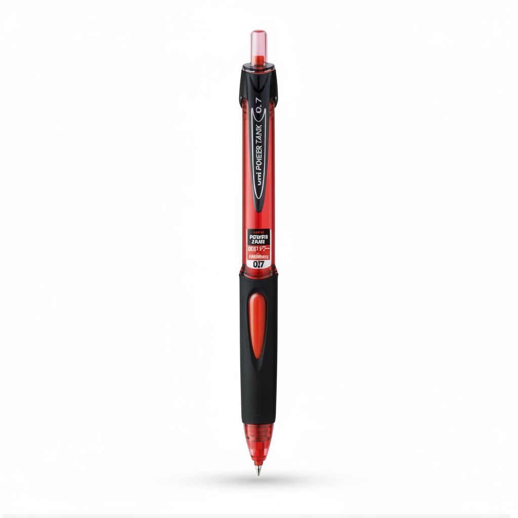 4902778763612-1 Ball Pen Power Tank Retractable Red 0.7Mm#Sn227