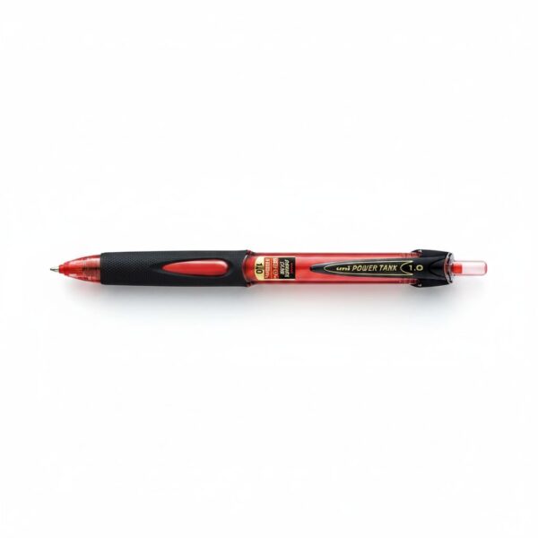 Ball Pen Power Tank Retractable 1.0Mm Red#Sn220