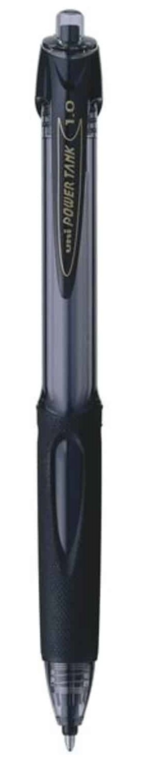4902778763674 Ball Pen Power Tank Retractable 1.0Mm Black#Sn220