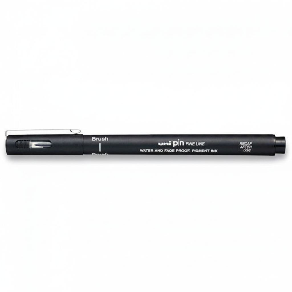 4902778915325-4 Fineliner Unipin Pen Pigment Ink Black 0.3Mm##03-200