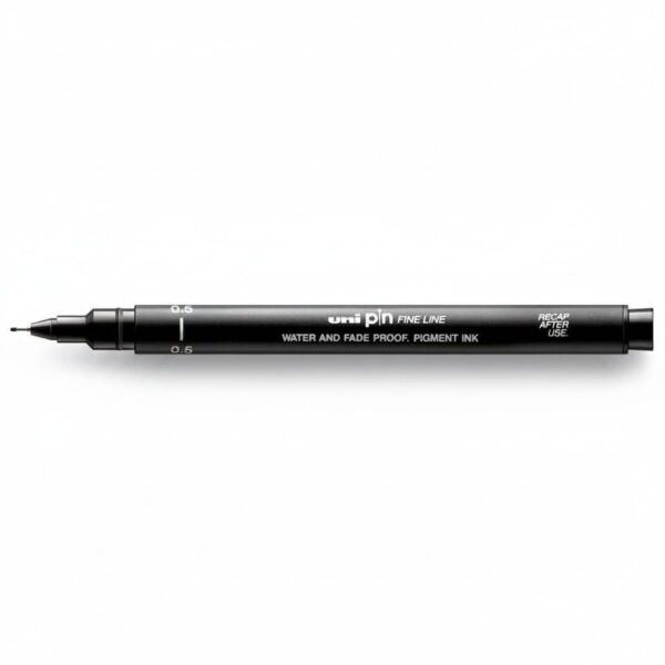 Fineliner Unipin Pen Pigment Ink Black 0.5Mm #05-200