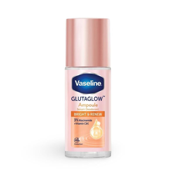VASELINE GLUTAGLOW AMPOULE ULTRA BRIGHT AMPOULE SERUM DEODORANT (3% NIACINIMIDE + VITAMIN C&E)