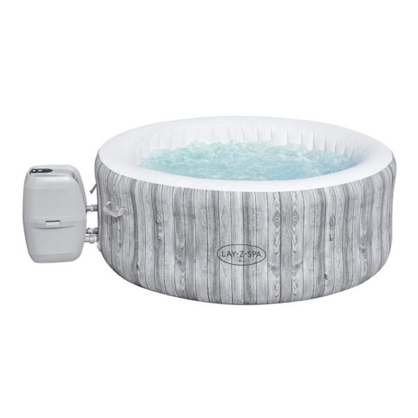 Lay-Z-Spa® 1.80m x 66cm Fiji AirJet 4 White Wood Round