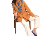 Terracotta Double Breasted BLAZER - Image 