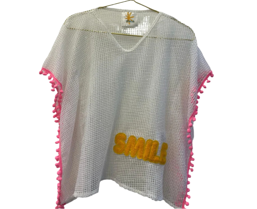 5 SMILE And Sun Mesh Beach Cover Up - Image 1
