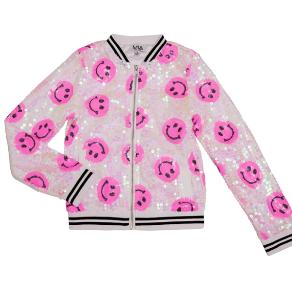 Sequin Smiley Jacket