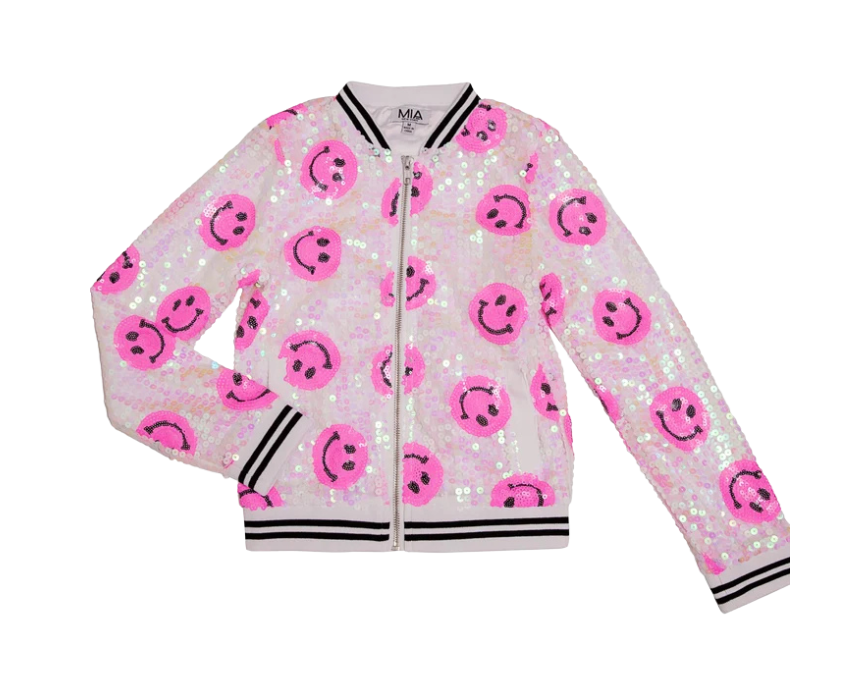 5 Sequin Smiley Jacket - Image 1