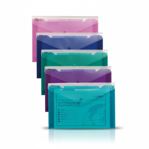 Polyfile Trio F/C W/Button 5-Color#14967