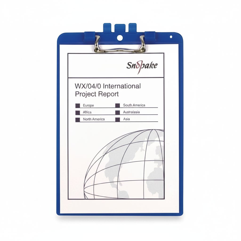 5017303222669 Clipboard Blue A4 #15886