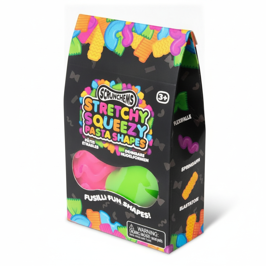 5038728155455 Scrunchems Stretchy Squeezy Pasta Shapes#39006