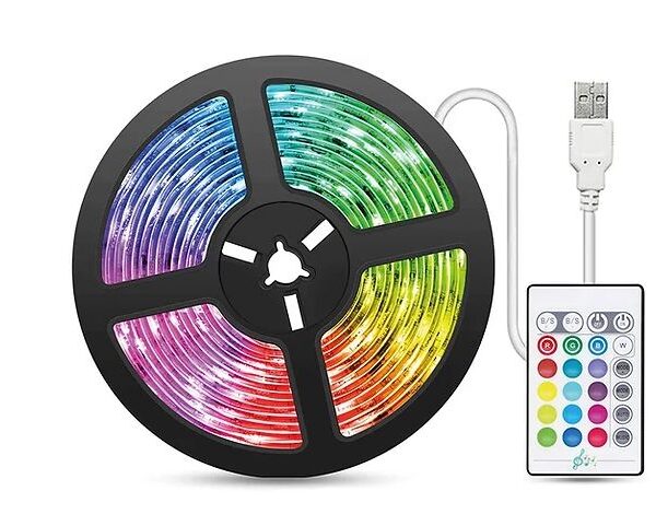 Led Strip Light With 16 Color And Remote Control 3M #Ledsp-03