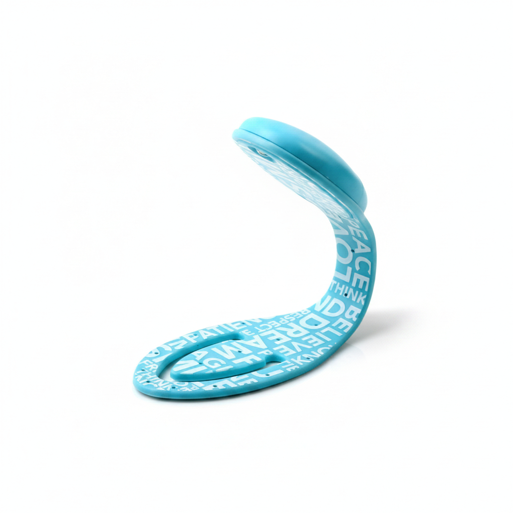 5060058360100 Flexible Led Book Light In Blue Words Design Perfect For Hands-Free Reading#Flb