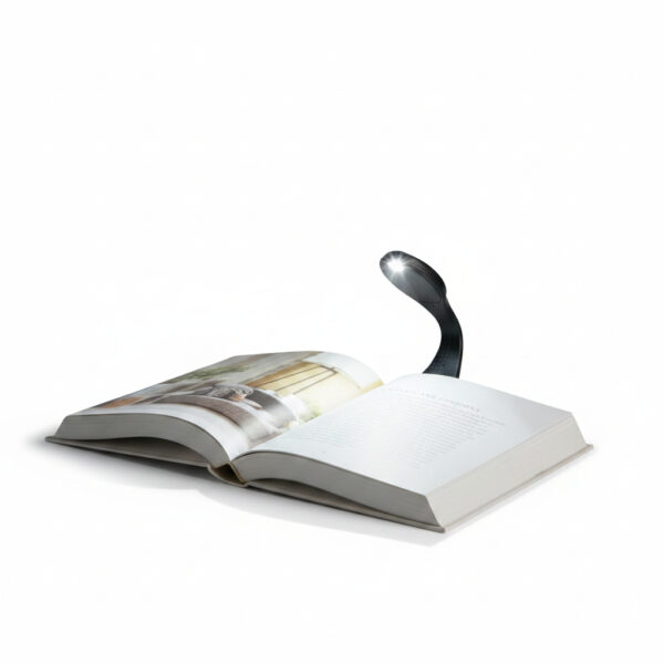 Flexible Led Book Light In Black Design Perfect For Hands-Free Reading#Flblknbd