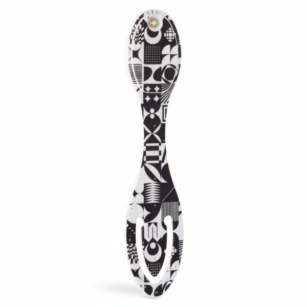 Flexible Led Book Light In Black & White Design Perfect For Hands-Free Reading#Flbw