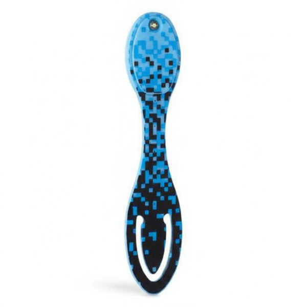 Flexible Led Book Light In Blue Digital Design Perfect For Hands-Free Reading#Flbd