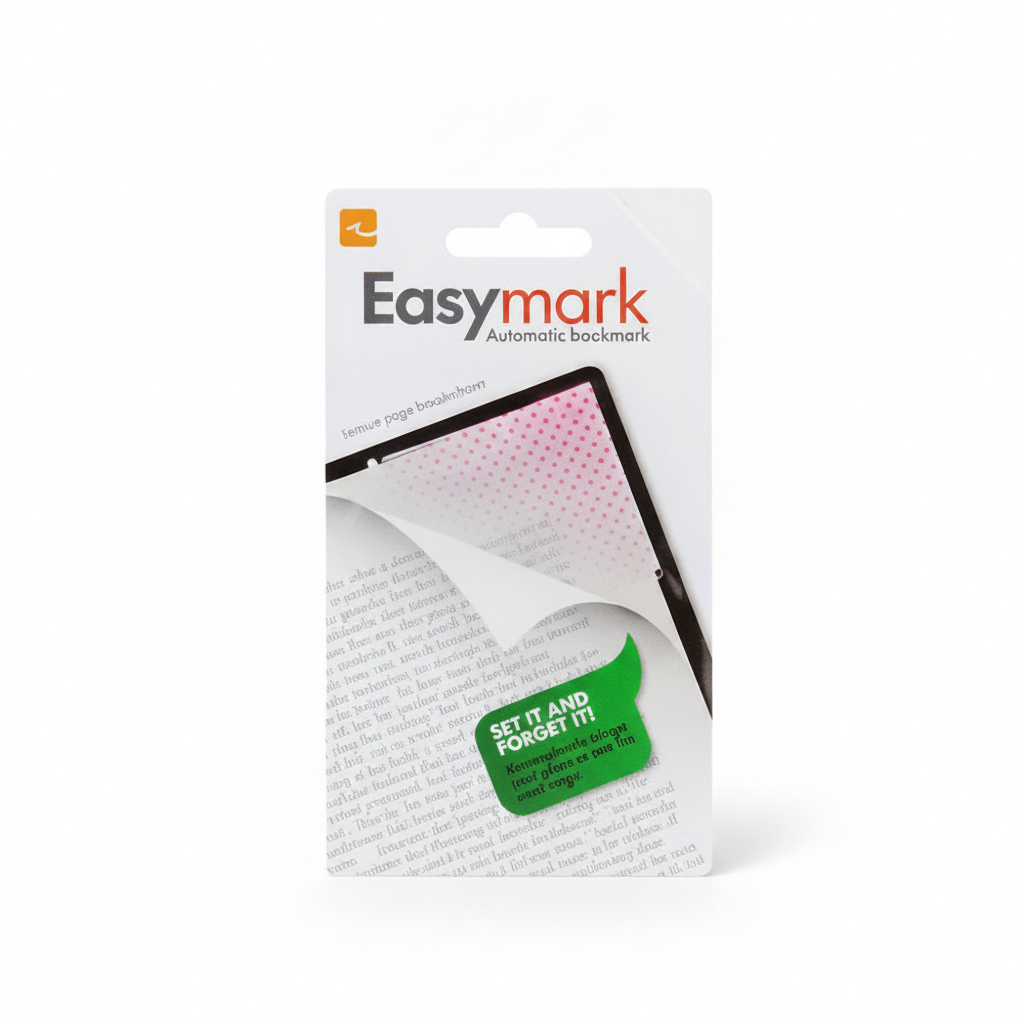 5060058363453 Slim Magnetic Bookmark Set In A Modern Pink Dots Print#Empd