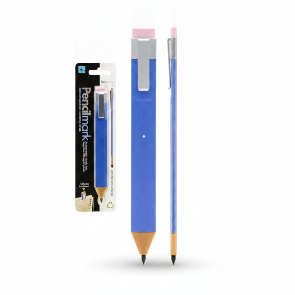 Cute Blue Bookmark PencilFun Novelty Stationery Gift#Pcbl