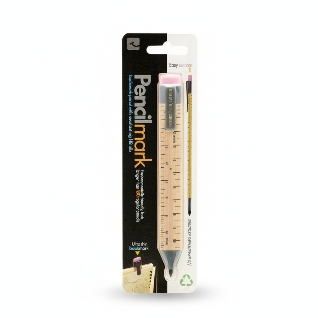 5060058363903 Cute Ruler Bookmark PencilFun Novelty Stationery Gift#Pcru