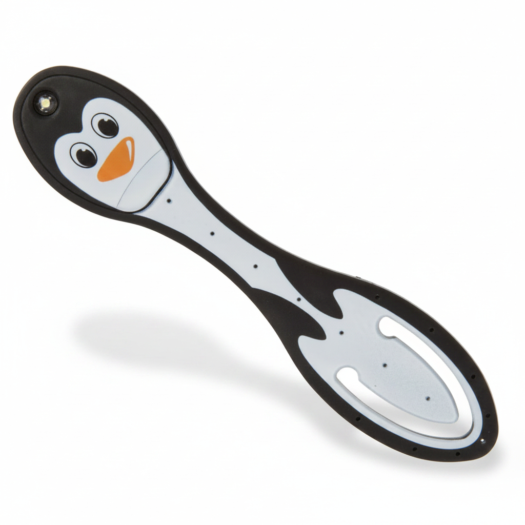 5060213015364 Flexible Led Book Light In Penguin Design Perfect For Hands-Free Reading#Flp