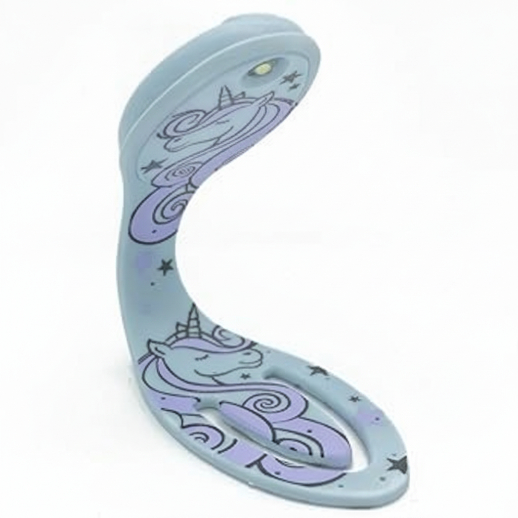 5060213016644 Flexible Led Book Light In Unicorn Design Perfect For Hands-Free Reading#Flu