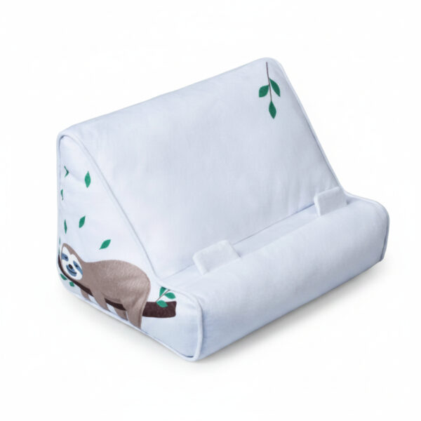 Soft Plush Companion Cushion Stand For Tablets, Phones & Books White#Slb