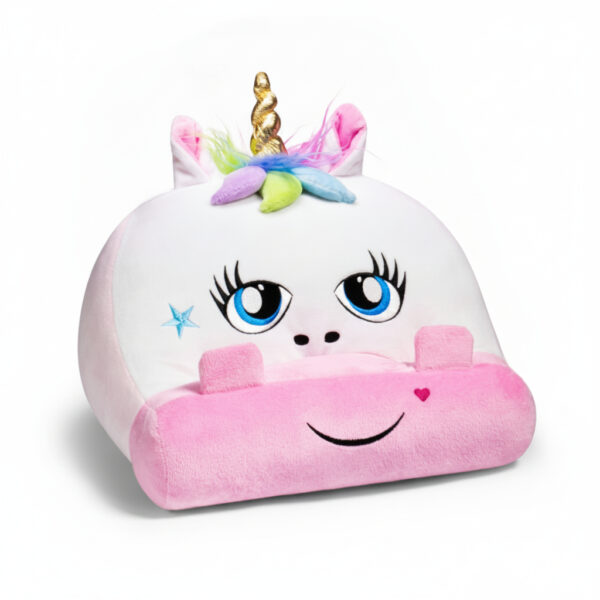 Soft Plush Companion Cushion Stand For Tablets, Phones & Books Unicorn#Bmu