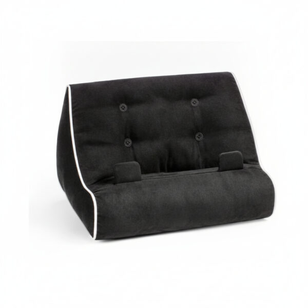 Soft Plush Companion Cushion Stand For Tablets, Phones & Books Black#Sbcblk