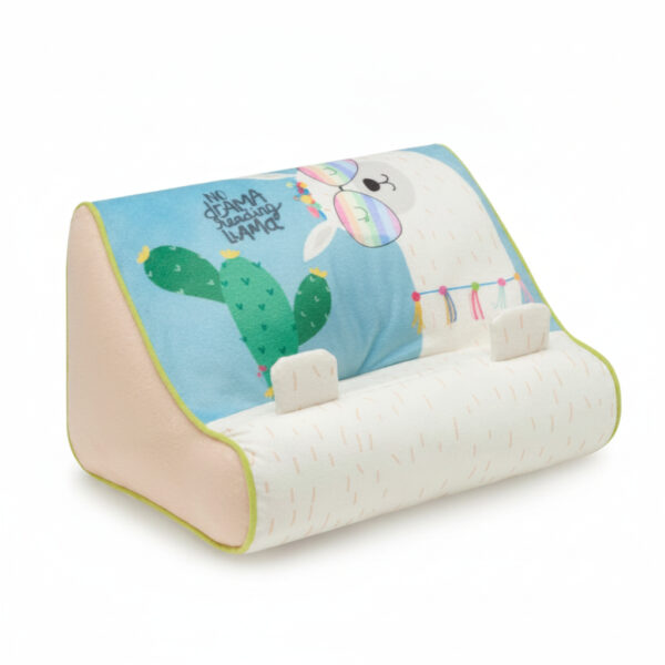 Soft Plush Companion Cushion Stand For Tablets, Phones & Books - Cactus