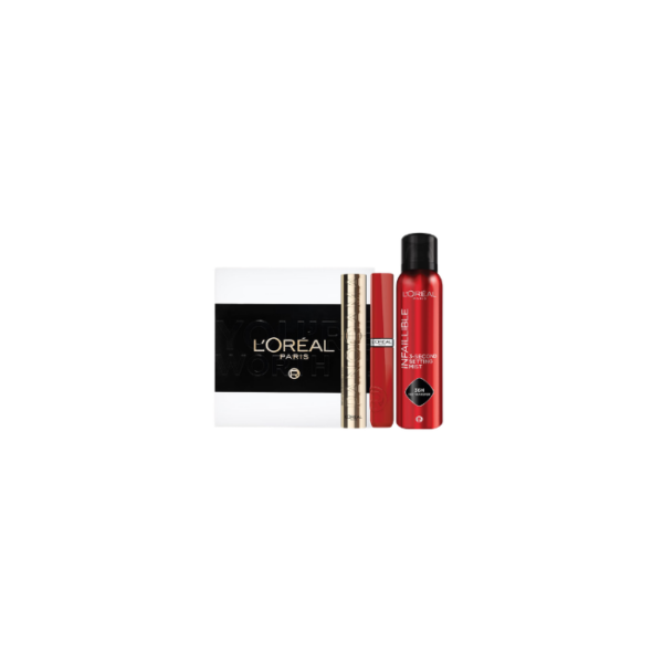 Panorama Mascara Lipstick Setting Mist Gift Box L’Oreal Paris