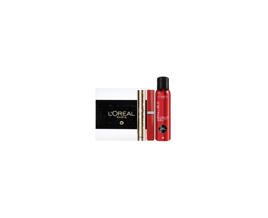 507 Panorama Mascara Lipstick Setting Mist Gift Box L’Oreal Paris - Image 1