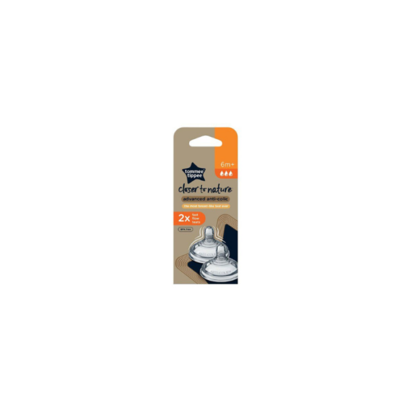 Advanced Anticolic Fast Flow Teats 6M+ Tommee Tippee